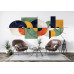 Geometric Harmony Modern Design - Balanced AI Wall Mural