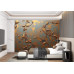 Gilded Vines - AI Art Wall Mural for Contemporary Interiors