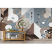 Modern Mosaic Pattern Art - Contemporary AI Wall Mural Modern Mosaic Pattern Art - Contemporary AI Wall Mural