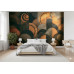 Art Deco Half-Circles Vintage Pattern - Retro AI Wall Mural Art Deco Half-Circles Vintage Pattern - Retro AI Wall Mural