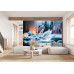 Glacial Grace - AI Art Wall Mural for Contemporary Interiors Glacial Grace - AI Art Wall Mural for Contemporary Interiors