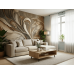 The Deep Swan's Coil Elegant Curve - Graceful - AI Art Wall Mural for Contemporary Interiors The Deep Swan's Coil Elegant Curve - Graceful - AI Art Wall Mural for Contemporary Interiors