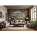 Ethereal Erosion - AI Art Wall Mural for Contemporary Interiors Ethereal Erosion - AI Art Wall Mural for Contemporary Interiors