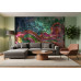 Kaleidoscope Currents Color Flow - Vibrant AI Wall Mural