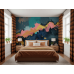 Golden Fracture Broken Gold - Artistic AI Wall Mural