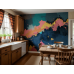 Golden Fracture Broken Gold - Artistic AI Wall Mural