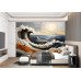 Breaking Sun - AI Art Wall Mural for Contemporary Interiors Breaking Sun - AI Art Wall Mural for Contemporary Interiors