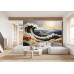 Breaking Sun - AI Art Wall Mural for Contemporary Interiors Breaking Sun - AI Art Wall Mural for Contemporary Interiors