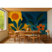 Botanical Abstraction - AI Art Wall Mural for Contemporary Interiors Botanical Abstraction - AI Art Wall Mural for Contemporary Interiors