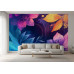 Luminous Bloomscape - AI Art Wall Mural for Contemporary Interiors Luminous Bloomscape - AI Art Wall Mural for Contemporary Interiors