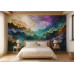 Celestial Depths Space Wonder - Cosmic AI Wall Mural Celestial Depths Space Wonder - Cosmic AI Wall Mural