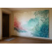Whispers of Dawn - AI Art Wall Mural for Contemporary Interiors