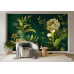 Emerald Garden - AI Art Wall Mural for Contemporary Interiors Emerald Garden - AI Art Wall Mural for Contemporary Interiors