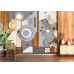 Petals and Panels - AI Art Wall Mural for Contemporary Interiors Petals and Panels - AI Art Wall Mural for Contemporary Interiors