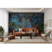 Gilded Labyrinth Maze Pattern - Intricate AI Wall Mural