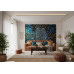 Gilded Labyrinth Maze Pattern - Intricate AI Wall Mural