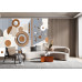 Woodland Geometry Forest Design - Natural AI Wall Mural Woodland Geometry Forest Design - Natural AI Wall Mural