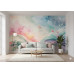Blooming Aurora - AI Art Wall Mural for Contemporary Interiors Blooming Aurora - AI Art Wall Mural for Contemporary Interiors