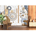 Woven Light Texture Effect - Warm - AI Art Wall Mural for Contemporary Interiors Woven Light Texture Effect - Warm - AI Art Wall Mural for Contemporary Interiors