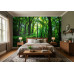 Sunlit Forest Dreams - AI Art Wall Mural for Contemporary Interiors Sunlit Forest Dreams - AI Art Wall Mural for Contemporary Interiors