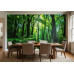 Sunlit Forest Dreams - AI Art Wall Mural for Contemporary Interiors Sunlit Forest Dreams - AI Art Wall Mural for Contemporary Interiors