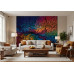 Crimson Tides - AI Art Wall Mural for Contemporary Interiors Crimson Tides - AI Art Wall Mural for Contemporary Interiors