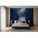 Glacial Flow Geometry Ice Patterns - Cool AI Wall Mural