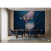 Glacial Flow Geometry Ice Patterns - Cool AI Wall Mural