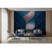 Glacial Flow Geometry Ice Patterns - Cool AI Wall Mural