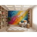 Prism Cascade Light Refractions - Dazzling AI Wall Mural