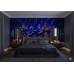 Midnight Garden Rhapsody - AI Art Wall Mural for Contemporary Interiors Midnight Garden Rhapsody - AI Art Wall Mural for Contemporary Interiors