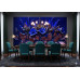 Midnight Garden Rhapsody - AI Art Wall Mural for Contemporary Interiors Midnight Garden Rhapsody - AI Art Wall Mural for Contemporary Interiors