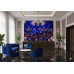 Midnight Garden Rhapsody - AI Art Wall Mural for Contemporary Interiors Midnight Garden Rhapsody - AI Art Wall Mural for Contemporary Interiors