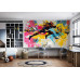 Speed of Light Dynamic Effect - Energy AI Wall Mural