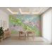 Whispering Petals - AI Art Wall Mural for Contemporary Interiors