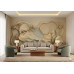 Ivory Blossom Sculpture - AI Art Wall Mural for Contemporary Interiors Ivory Blossom Sculpture - AI Art Wall Mural for Contemporary Interiors
