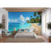 Idyllic Beach Day - AI Art Wall Mural for Contemporary Interiors Idyllic Beach Day - AI Art Wall Mural for Contemporary Interiors
