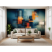 Quantum Intersections Science Art - Futuristic AI Wall Mural Quantum Intersections Science Art - Futuristic AI Wall Mural