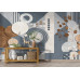 Urban Harvest - AI Art Wall Mural for Contemporary Interiors