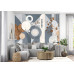 Urban Harvest - AI Art Wall Mural for Contemporary Interiors