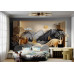 Alpine Reverie - AI Art Wall Mural for Contemporary Interiors Alpine Reverie - AI Art Wall Mural for Contemporary Interiors