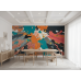 Urban Burst - AI Art Wall Mural for Contemporary Interiors Urban Burst - AI Art Wall Mural for Contemporary Interiors