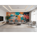 Urban Burst - AI Art Wall Mural for Contemporary Interiors Urban Burst - AI Art Wall Mural for Contemporary Interiors