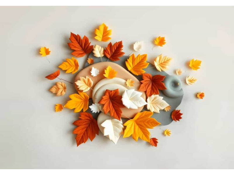 Harvest Bloom - AI Art Wall Mural for Contemporary Interiors