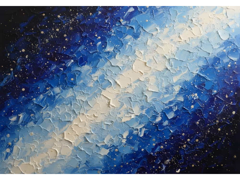 Stardust Current Cosmic Flow - Magical AI Wall Mural Stardust Current Cosmic Flow - Magical AI Wall Mural