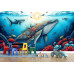 Whale of Wonders - AI Art Wall Mural for Contemporary Interiors Whale of Wonders - AI Art Wall Mural for Contemporary Interiors
