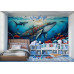 Whale of Wonders - AI Art Wall Mural for Contemporary Interiors Whale of Wonders - AI Art Wall Mural for Contemporary Interiors
