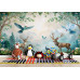 Forest Kingdom - AI Art Wall Mural for Contemporary Interiors Forest Kingdom - AI Art Wall Mural for Contemporary Interiors