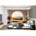 Rolling Tranquility - AI Art Wall Mural for Contemporary Interiors Rolling Tranquility - AI Art Wall Mural for Contemporary Interiors
