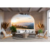 Rolling Tranquility - AI Art Wall Mural for Contemporary Interiors Rolling Tranquility - AI Art Wall Mural for Contemporary Interiors